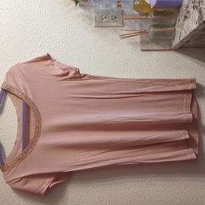 Juicy Couture shimmer tee Size M New w/o tags beige